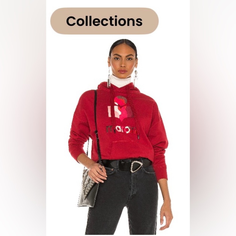 Isabel Marant Etoile Red Mansel designer hoodie size 38(FR)/6(US)